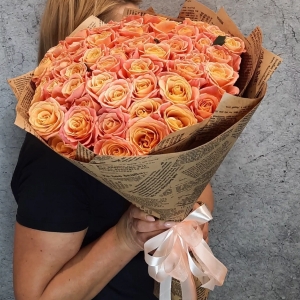 Alanya Çiçekçi - 51 Adet Turuncu Gül